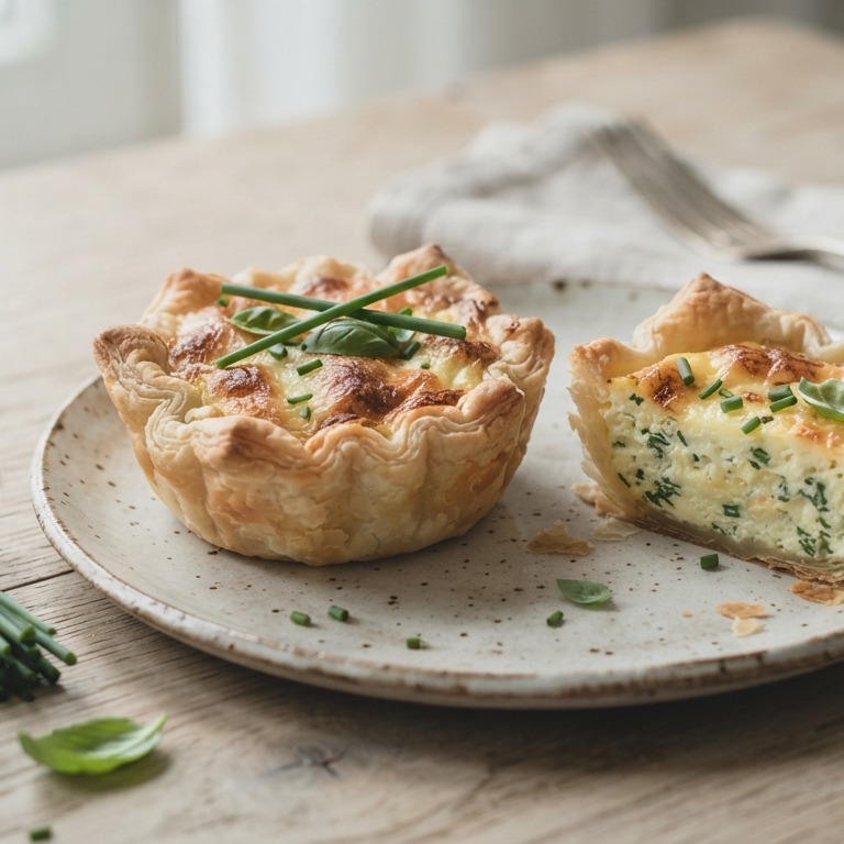 Eiertaartje met groene kruiden recept