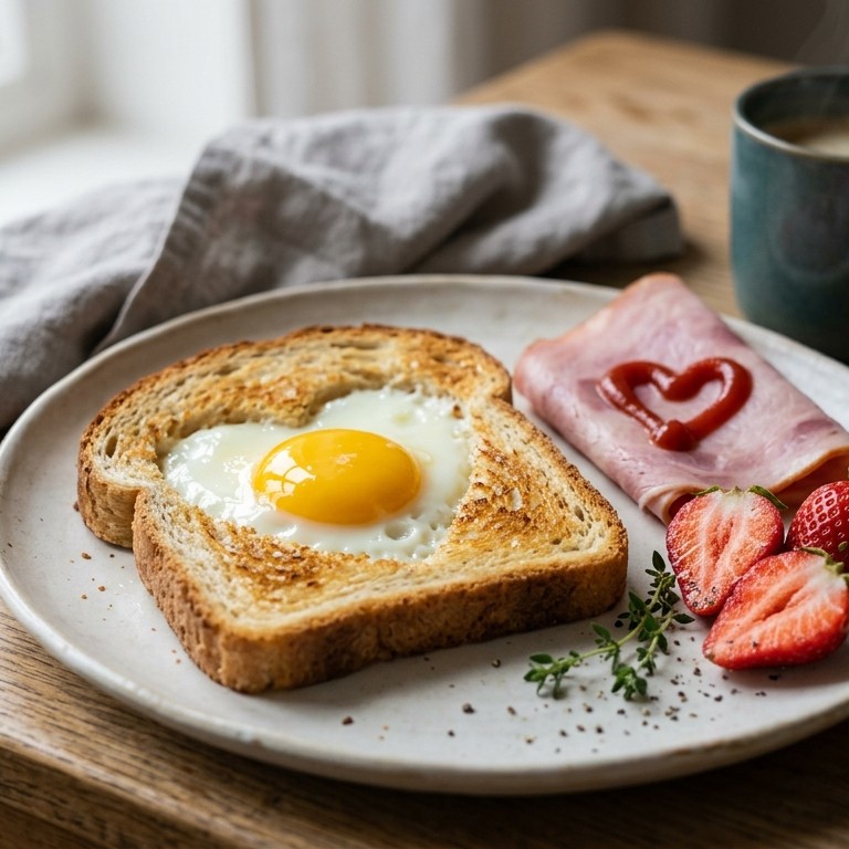 Eitje in broodnestje recept
