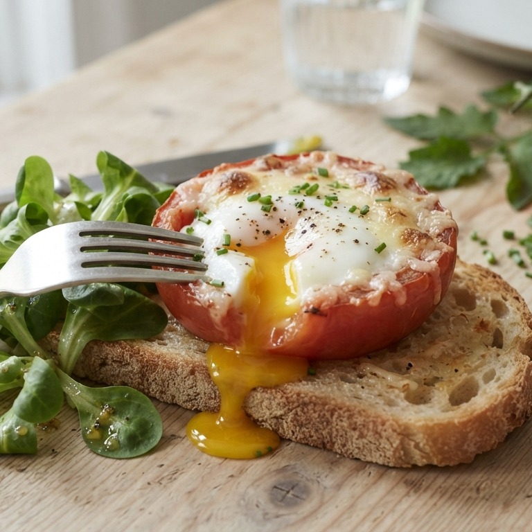 Eitje in tomaat recept