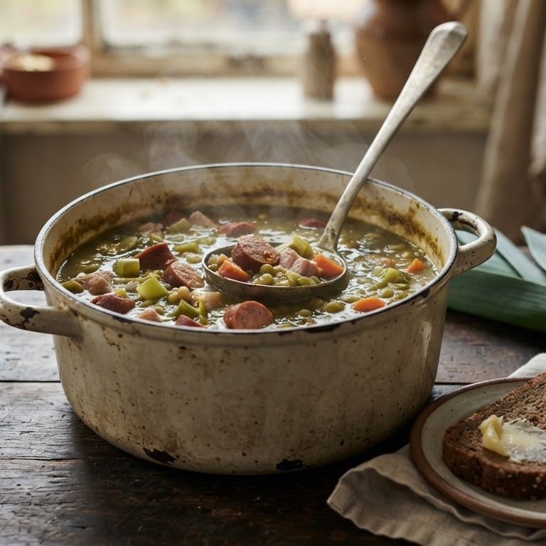 Erwtensoep op (groot)moeders wijze recept