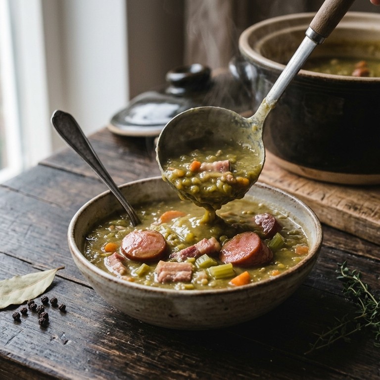 Erwtensoep uit Slowcoooker recept