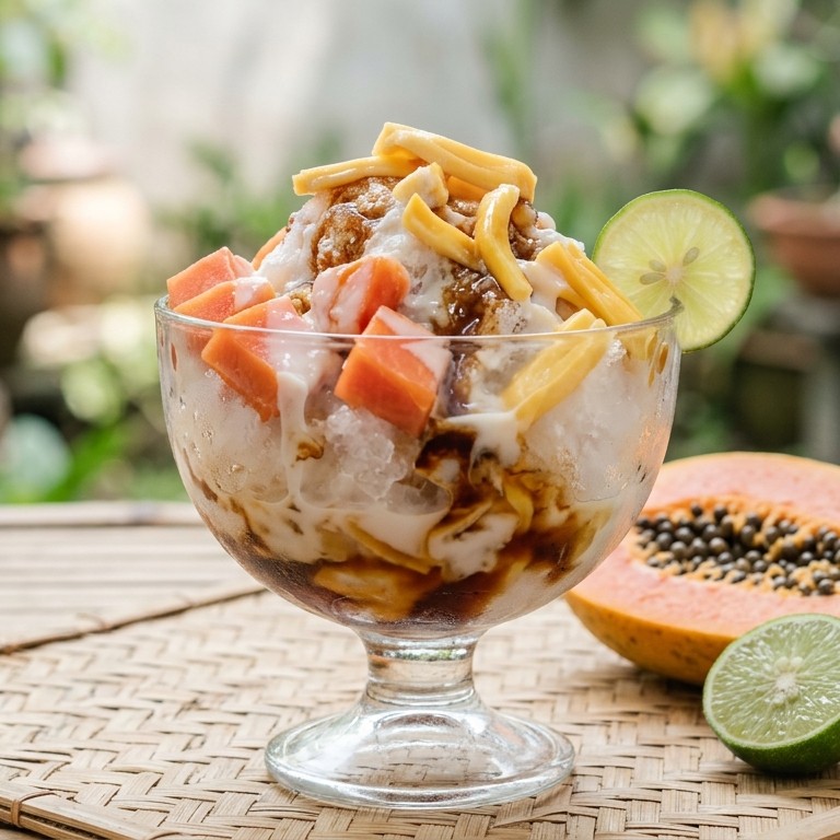 Es Buah (ijs met limoen) recept