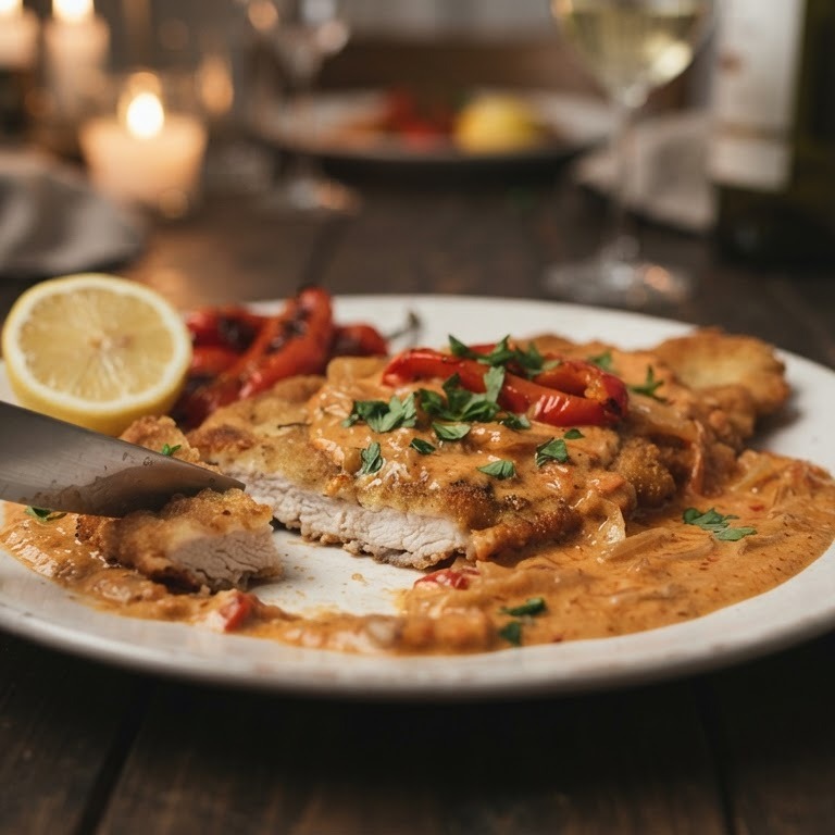 Escalope à la Hongroise recept