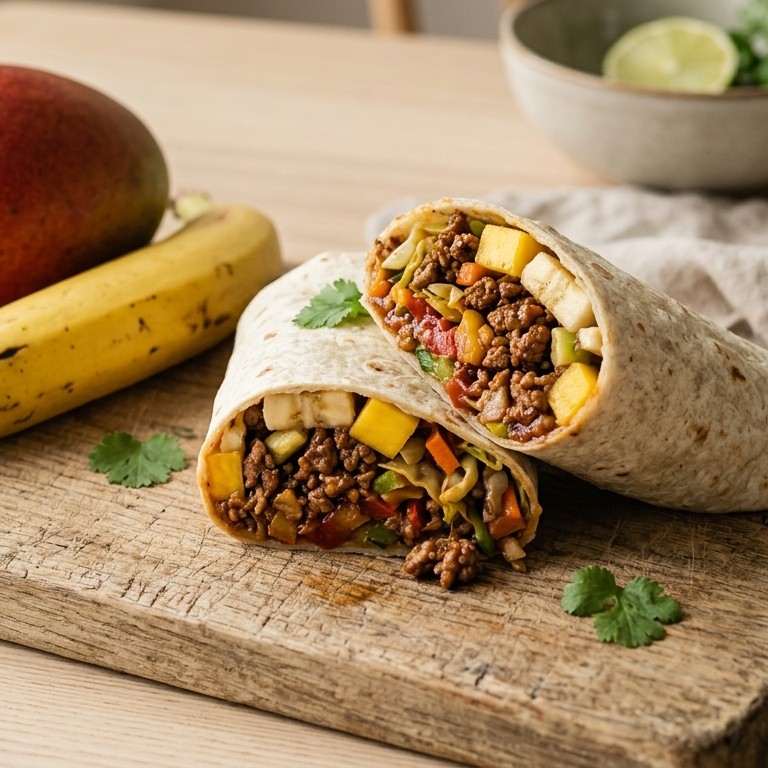 Exotische wraps recept