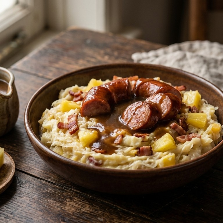 Exotische zuurkoolstamppot recept