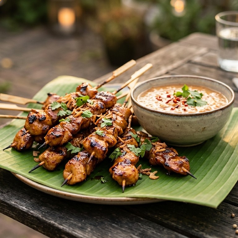 Fantastische kipsaté'tjes recept