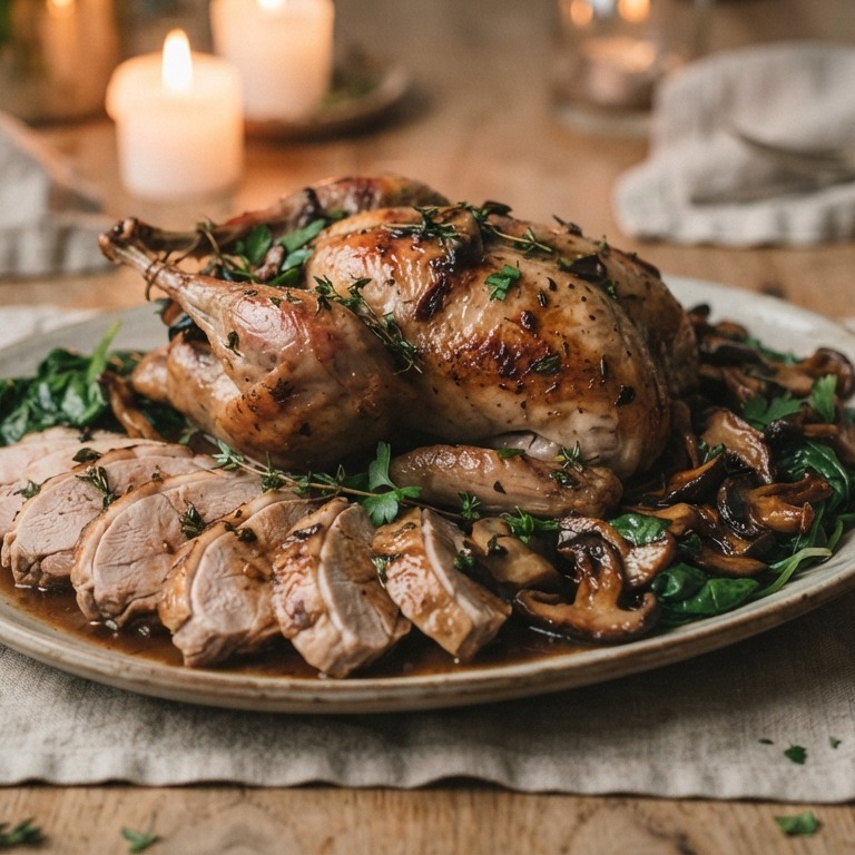Fazant met eekhoorntjesbrood recept