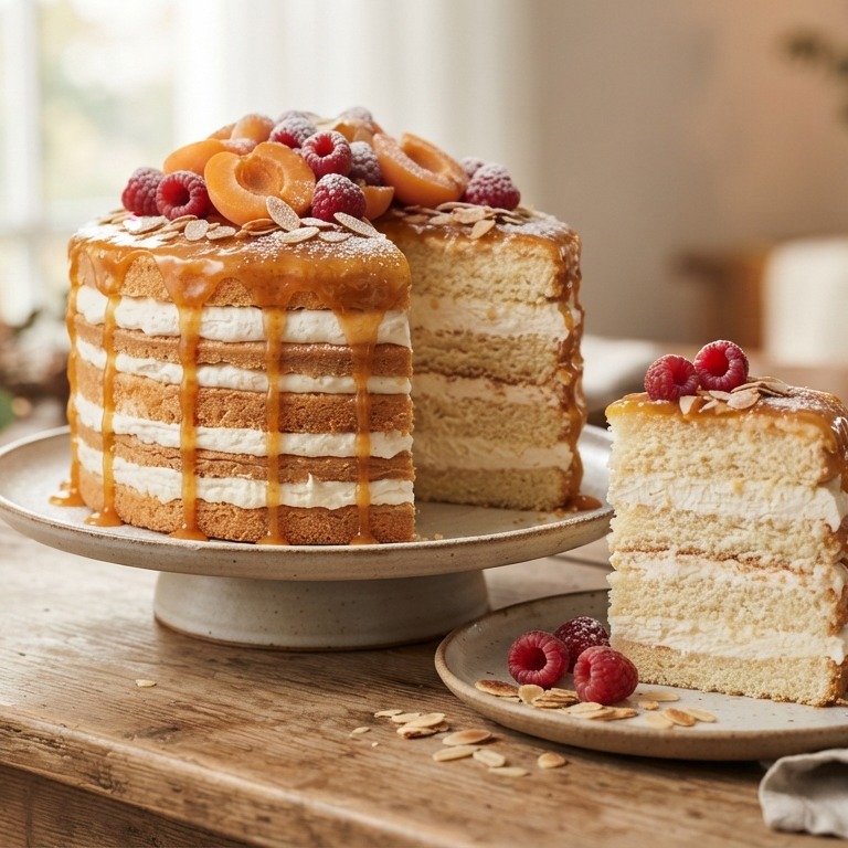 Feestelijke stapeltaart recept
