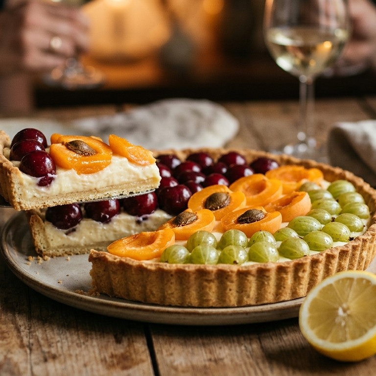 Feesttaart met vruchten recept