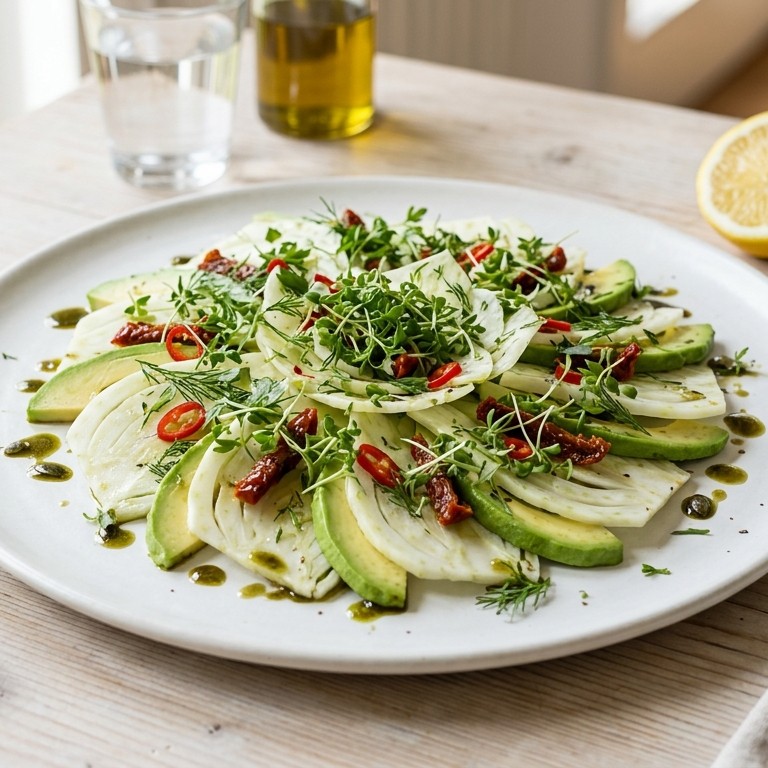 Fettine van venkel en avocado recept