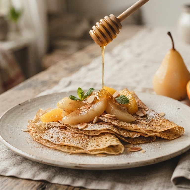 Flensjes met fruit recept