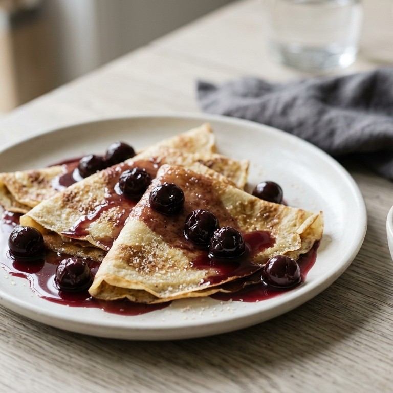 Flensjes met kersen recept