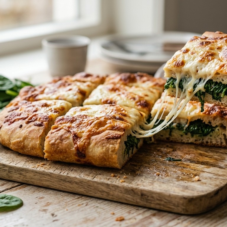 Foccacia met mozzarelladeksel recept