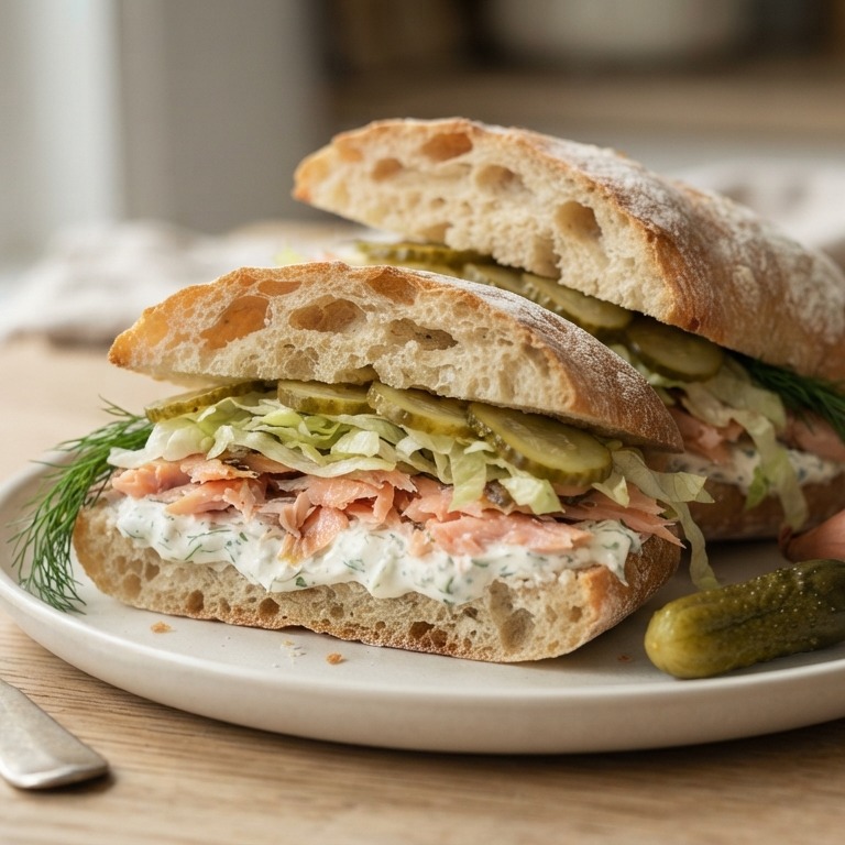 Forel ciabatta broodje recept