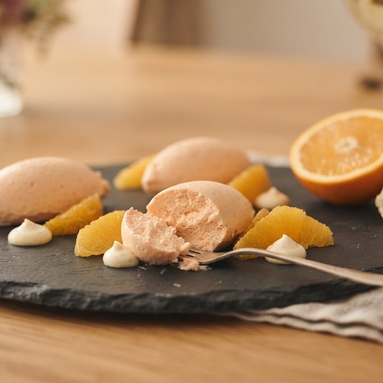 Forel mousse met sinaasappel recept