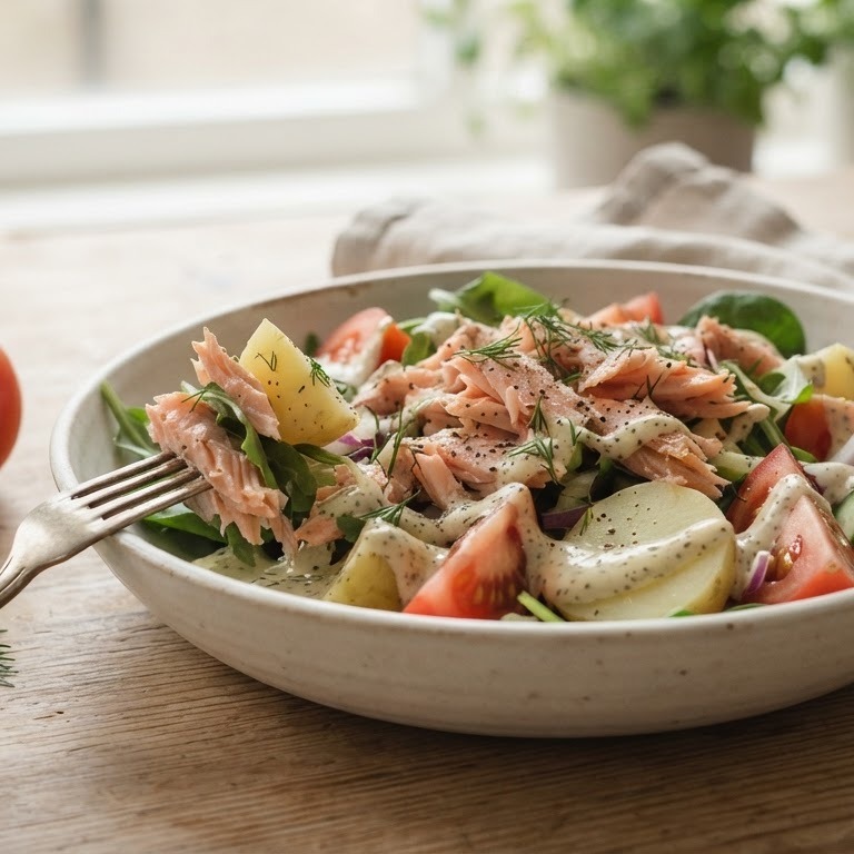 Forelsalade recept
