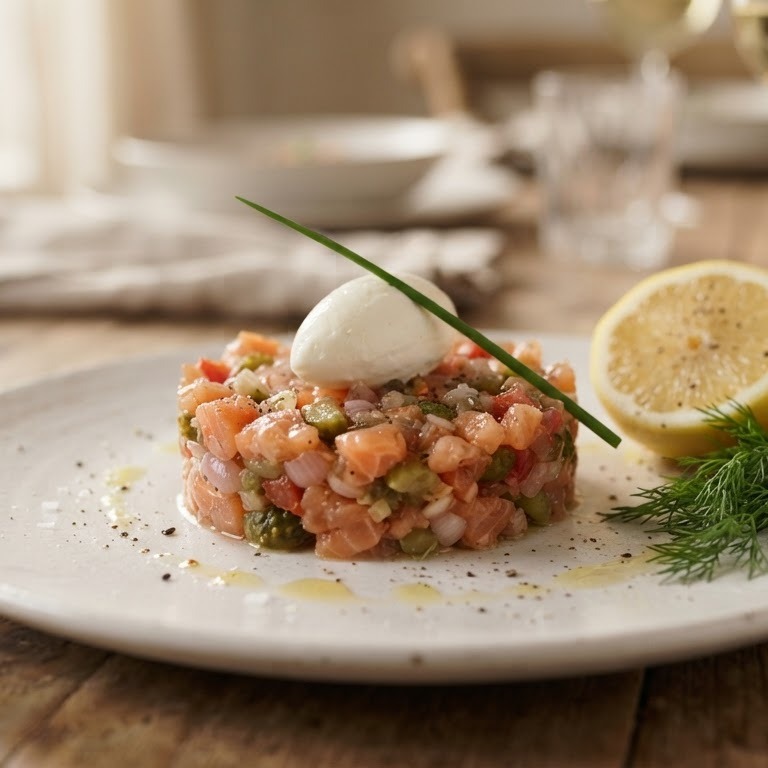 Foreltartaar recept