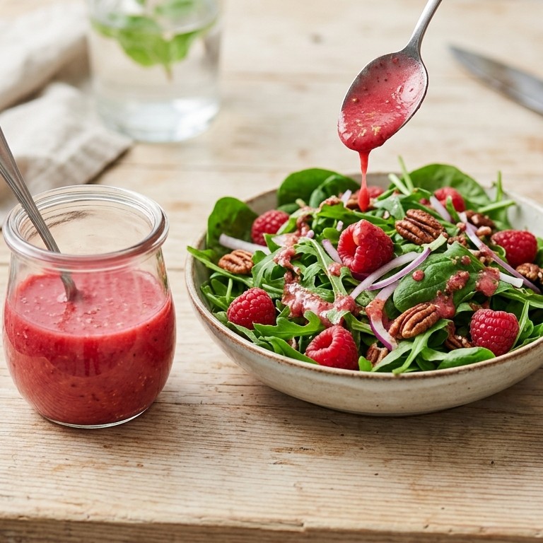 Frambozen dressing recept