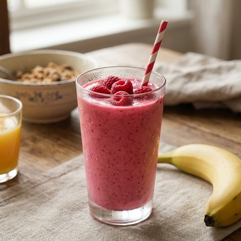 Frambozen smoothie recept