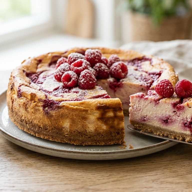 Frambozencheesecake recept