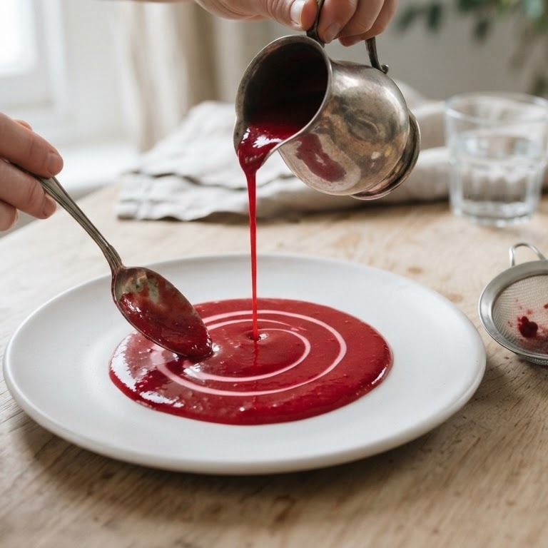 Frambozencoulis recept