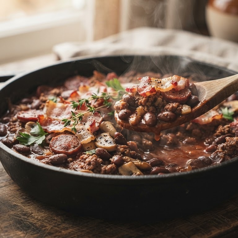 Franse bruine bonenschotel recept