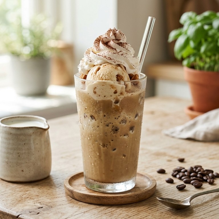 Frappucino met echt hollands stroopwafelijs recept