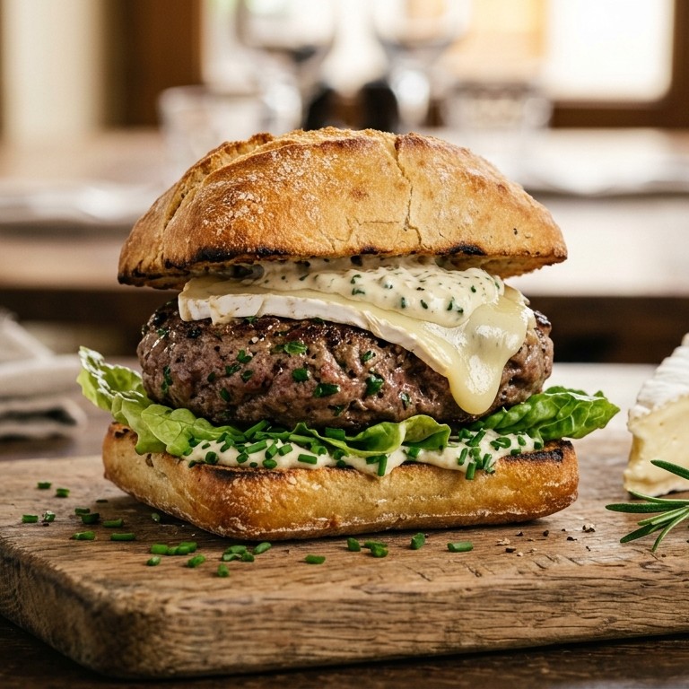 French Burger recept