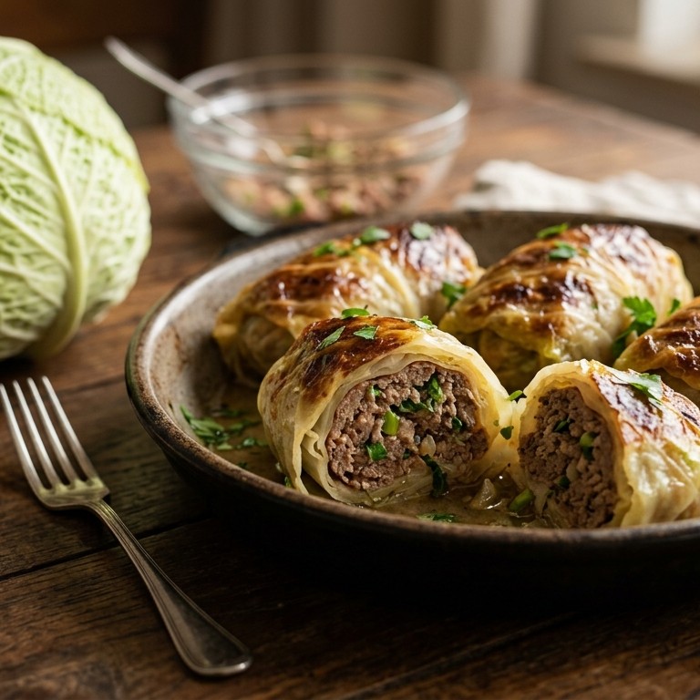 Frikadel kool (koolrolletjes) recept
