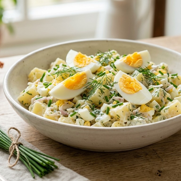 Frisse aardappelsalade recept