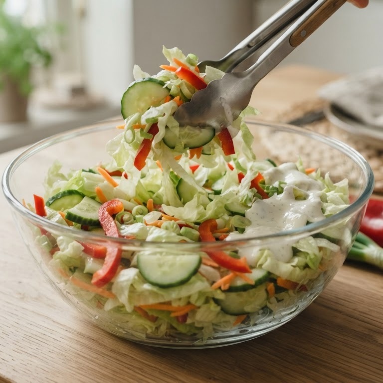 Frisse ijsbergsla recept