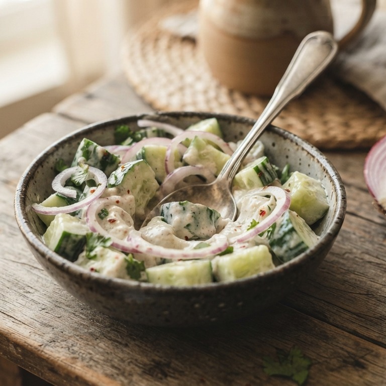 Frisse komkommersalade recept