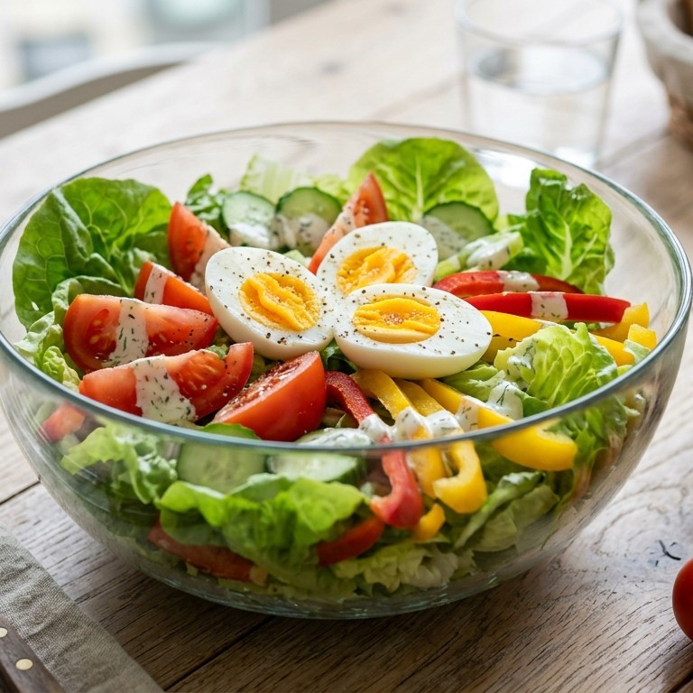 Frisse salade recept