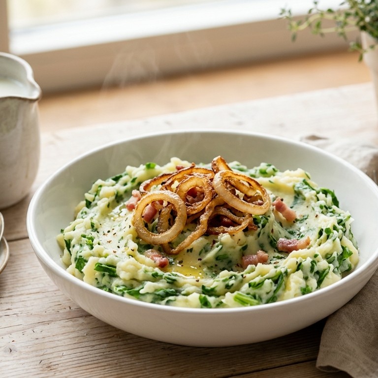Frisse voorjaarsstampot met raapstelen recept