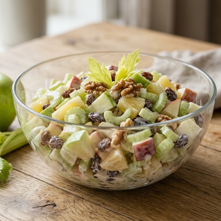 Frisse Waldorfsalade recept