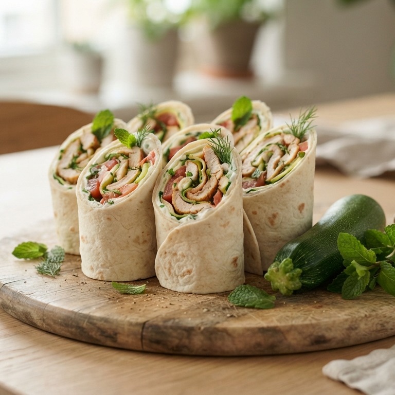 Frisse wraps recept