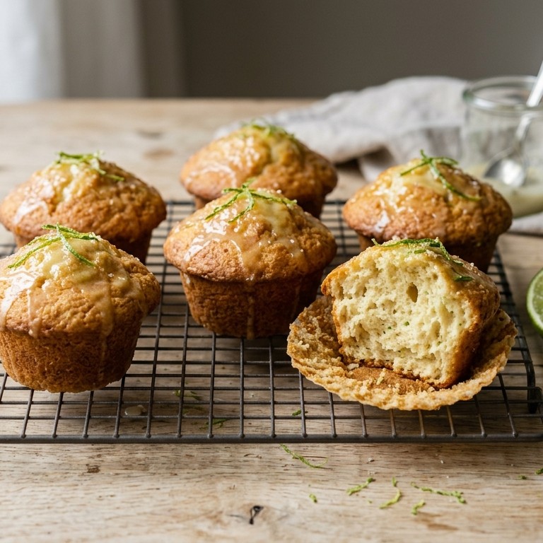 Frisse yoghurtmuffins met limoen recept