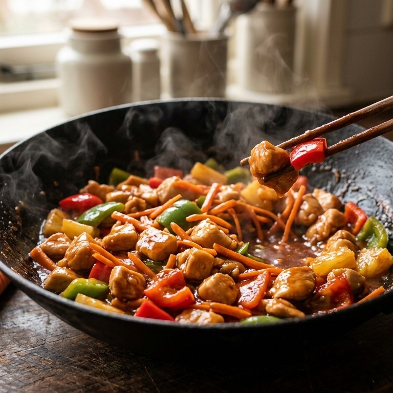 Frisse zoet-zure kip recept