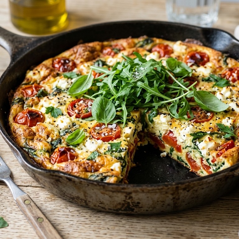 Frittata met cherrytomaatjes recept