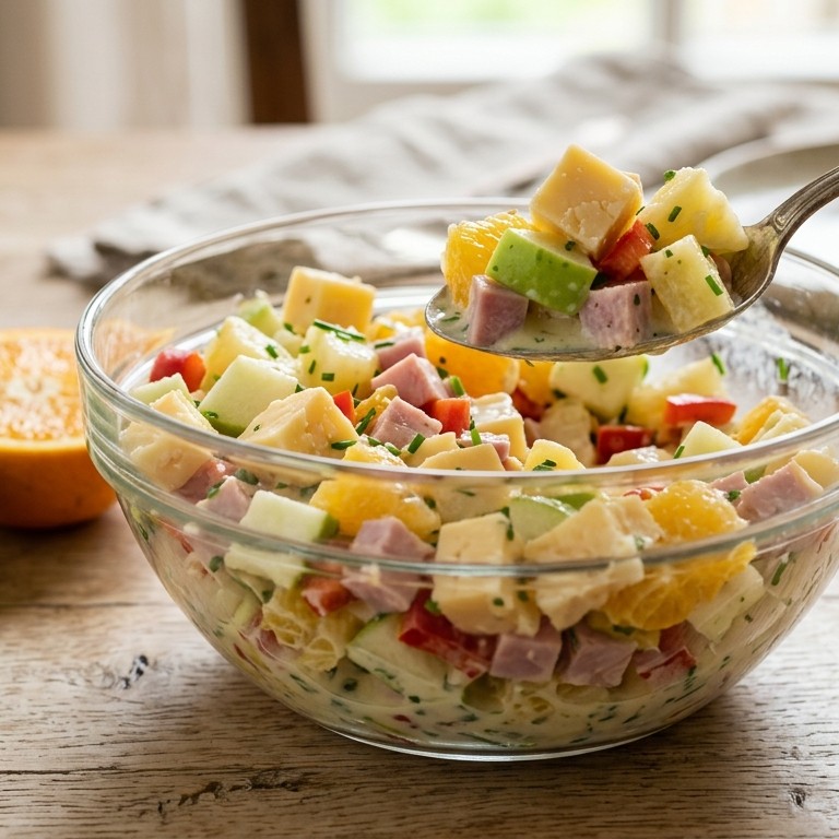 Fruit-kaas salade recept