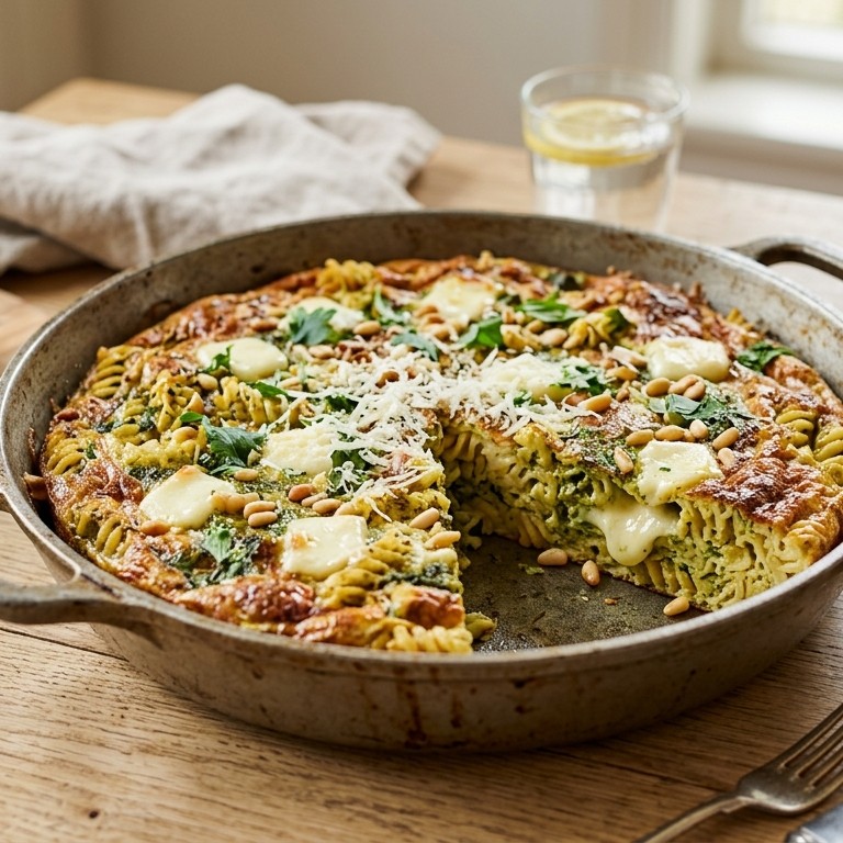 Fusilli omelet recept