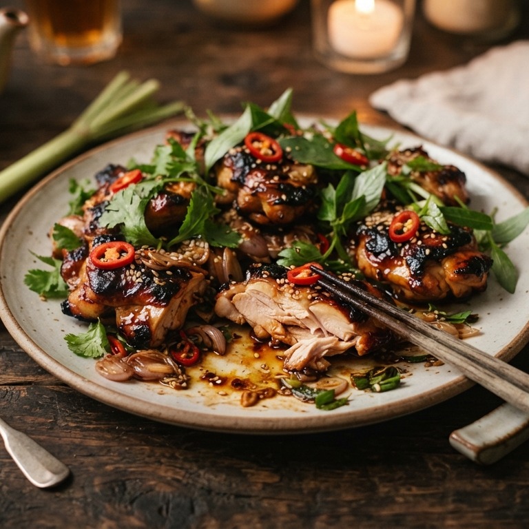 Ga xao lan (gegrilde kip met citroengras) recept