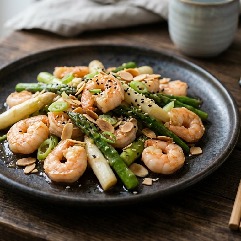Gamba's met asperges recept