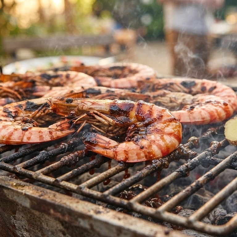 gamba's op de grill recept