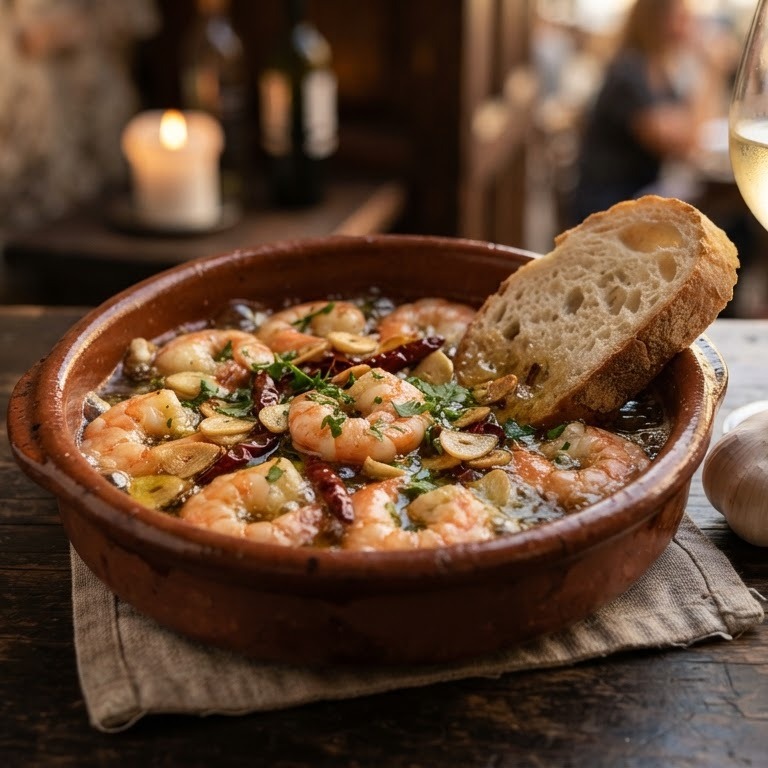 Gambas al ajillo recept