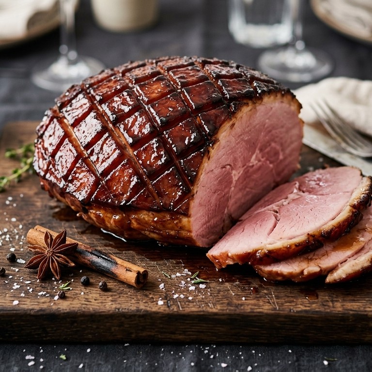 Gammon eglazuurd met Brandy en cola recept