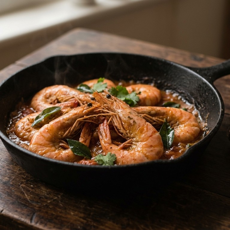 Garlic garnalen recept