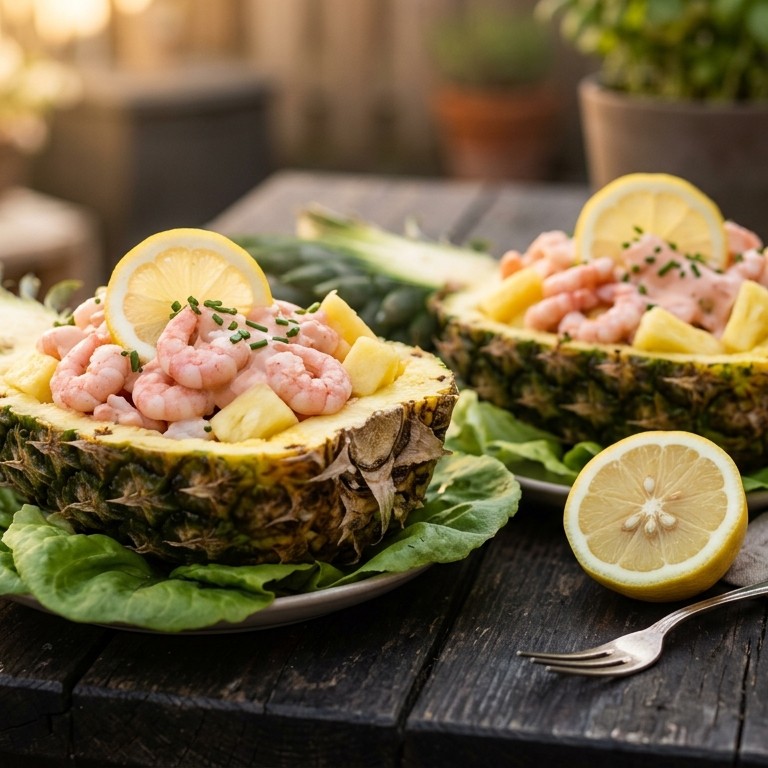 Garnalen-ananas cocktail recept