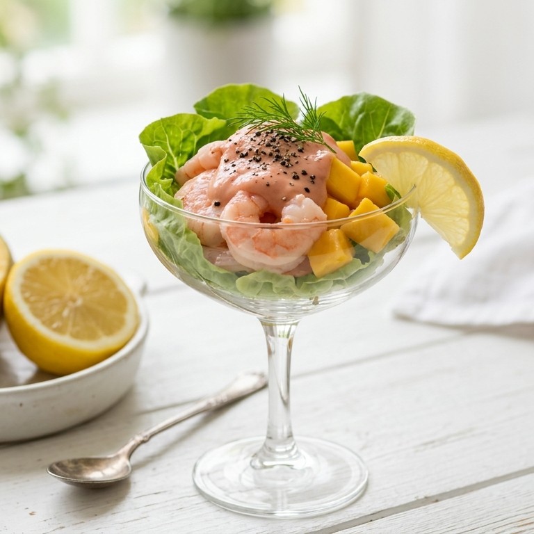 Garnalen-mangococktail recept