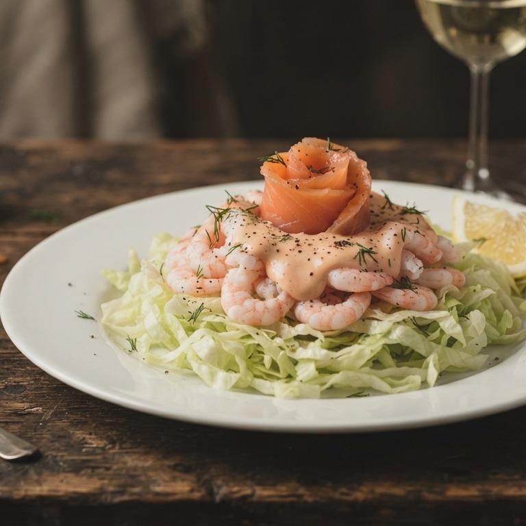 Garnalen-zalm cocktail recept